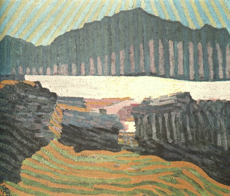 Giovanni Giacometti, View of Capolago
