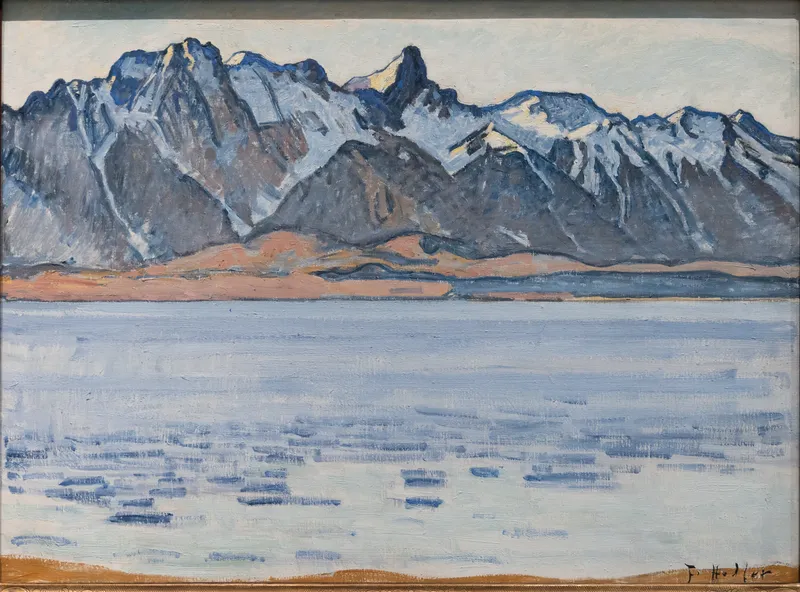 Ferdinand Hodler, Lake Thun and the Stockhorn Mountains